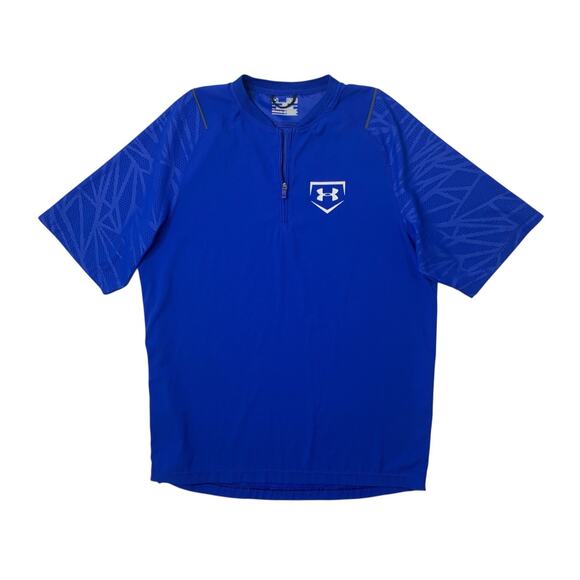 Under Armour Baseball Shirt Mens M Medium AllSeasonGear Batting Cage Warm Up - Picture 1 of 11